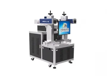 Double Head 8 Position Bulb Fiber Laser Marking Machine, MF20-L-B Bulb Marking