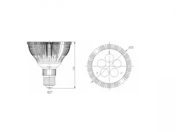 5*1W LED Spotlight (Hot Sales)