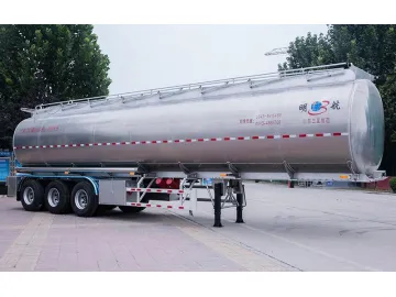 Aluminium Alloy Crude Oil Tank Trailer