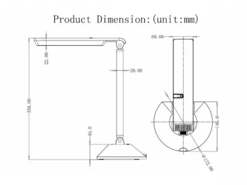 Intelligent Sensor LED Table Lamp