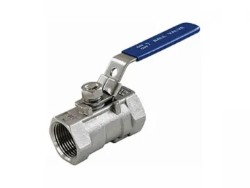 One Piece Threaded End Ball Valve