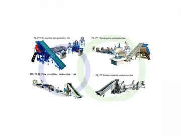 PP PE Film Recycling Machine Line