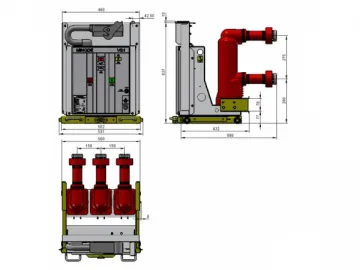 12kV VS1 Medium Voltage Vacuum Circuit Breaker