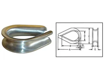 Heavy Duty Wire Rope Thimbles