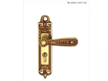 S2051-C2217-92 Brass Handle Door Lock